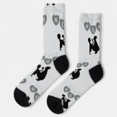 Frohe Muttertag Socken (Linkes Detail)