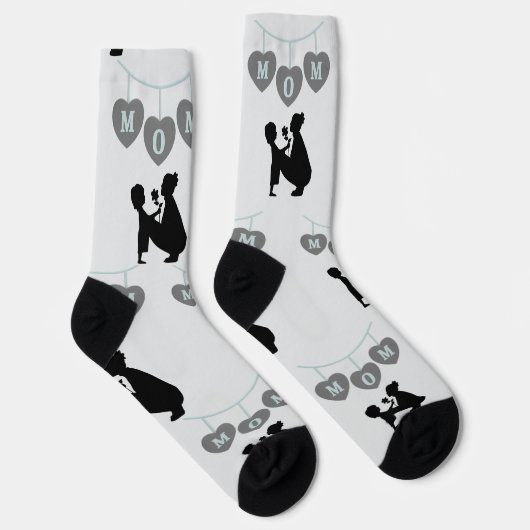 Frohe Muttertag Socken (Rechts)