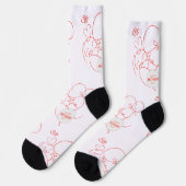 Frohe Muttertag  Socken (Linkes Detail)
