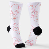 Frohe Muttertag  Socken (Gewinkelt)