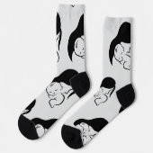Frohe Muttertag  Socken (Linkes Detail)