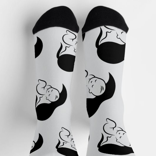 Frohe Muttertag Socken (Oben)