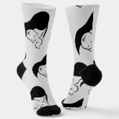 Frohe Muttertag Socken (Gewinkelt)