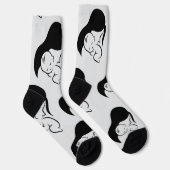 Frohe Muttertag  Socken (Rechts)