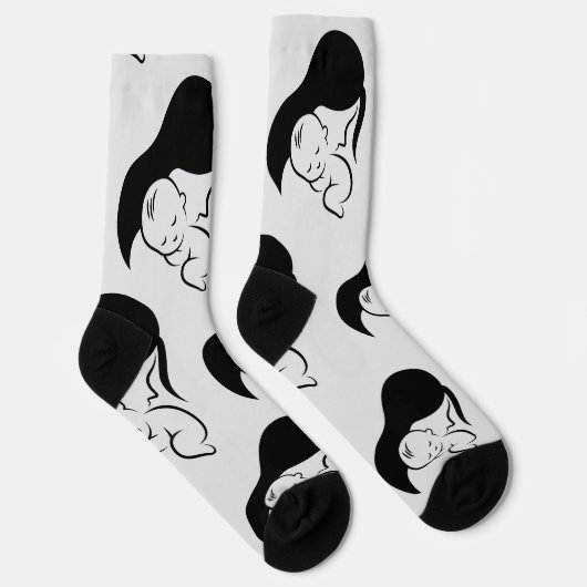 Frohe Muttertag Socken (Rechts)