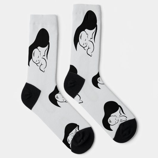Frohe Muttertag Socken (Rechts)