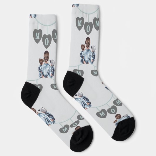 Frohe Muttertag Socken (Rechts)