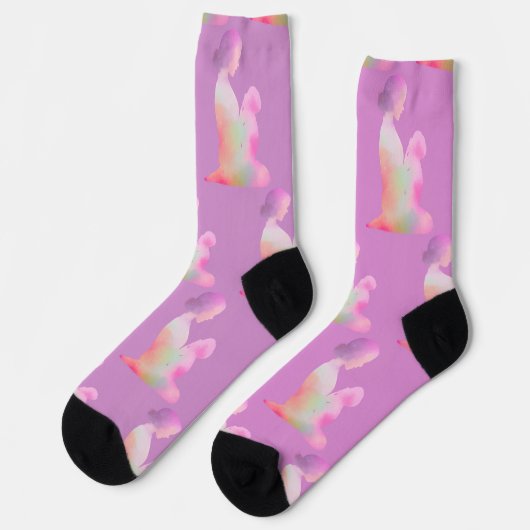 Frohe Muttertag Socken (Linkes Detail)