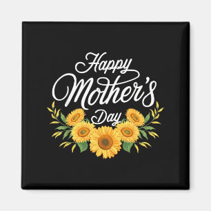 Frohe Muttertag Sonnenblume für Mama Oma Frauen Magnet