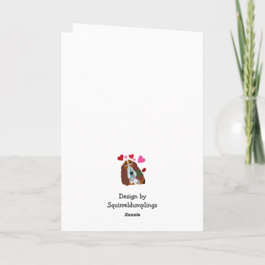 Frohe Muttertag! Welsh Corgi Karte (Rückseite)