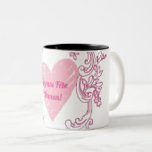 Frohe Muttertag Zweifarbige Tasse (VorderseiteRechts)