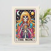 Frohe Muttertages Skelett Die Mutter Tarot Karte (Stehend Vorderseite)