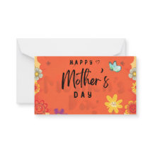 Frohe Muttertags-Blumen-Retro-Typografie-Karte De