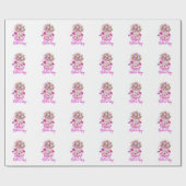 Frohe Muttertags-Blumenstrauß Geschenkpapier (Flach)