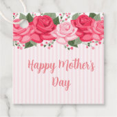 Frohe Muttertags-Geschenkkarte Geschenkanhänger (Vorderseite)