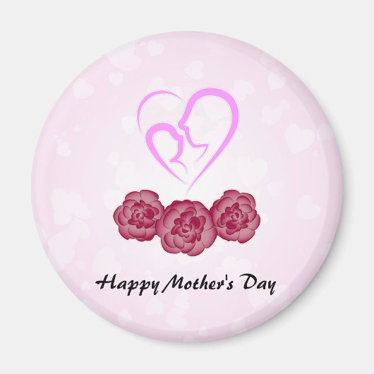 Frohe Muttertags Magnet (Vorne)