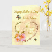 Frohe Muttertags Reiki-Mutter-Design Karte (Gelbe Blume)