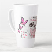 Frohe Muttertags-Schmetterling-Tasse Milchtasse (Linke Ecke)
