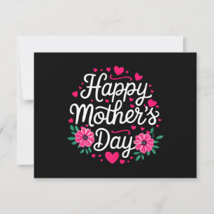 Frohe Muttertags-Shirt Frauen Mama Oma Mütter Feiertagskarte