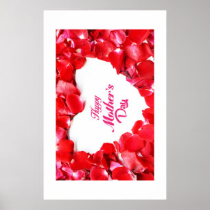 Frohe Muttertagsblumen Poster