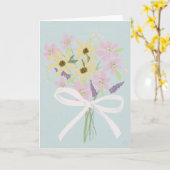 Frohe Muttertagsblumenkarte Karte (Gelbe Blume)