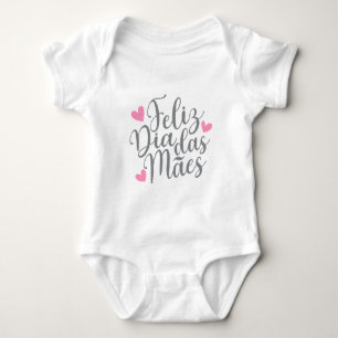 Frohe Muttertagsgrüße Bodysuit Baby Strampler