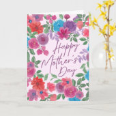 Frohe Muttertagskarte Blumen Grußkarte Karte (Gelbe Blume)