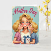Frohe Muttertagskarte Karte (Gelbe Blume)