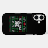 Frohe Navi Papa Lustiger hässlicher Weihnachtspull Case-Mate iPhone Hülle (Rückseite (Horizontal))