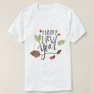 Frohe Neujahrsfeier-Party-Grafik-T-Shirt T-Shirt
