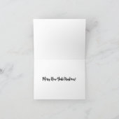 Frohe New Yorker Weihnachtskarte Dankeskarte (Innenseite)
