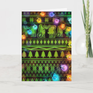 Frohe Oregon-Weihnachten Feiertagskarte