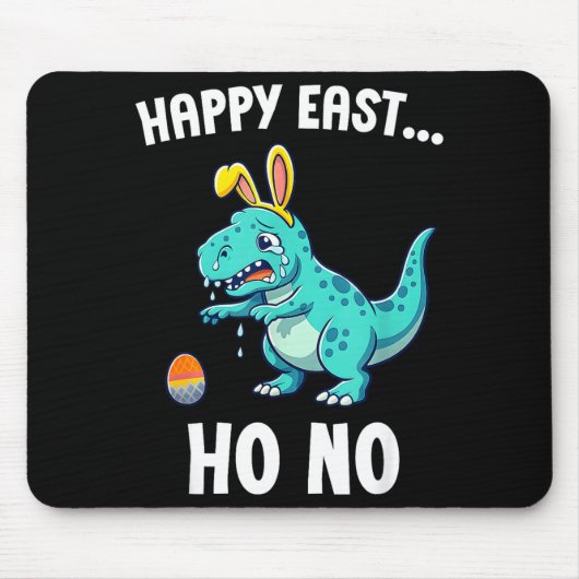 Frohe Ost... oh nein lustiger Trex Dinosaurier Jun Mousepad (Vorne)