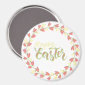 Frohe Osterblumen/Blume Magnet (Vorderseite/Rückseite)