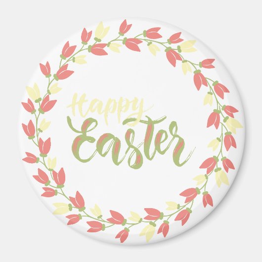 Frohe Osterblumen/Blume Magnet (Vorne)