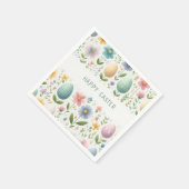 Frohe Osterblüten Serviette (Ecke)