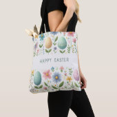 Frohe Osterblüten Tasche (Von Nahem)