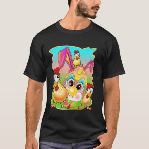 FROHE OSTEREIER HÜHNCHEN BILLIGERE EIER T-Shirt