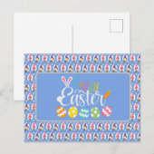 Frohe Ostereier Postkarte (Vorne/Hinten)