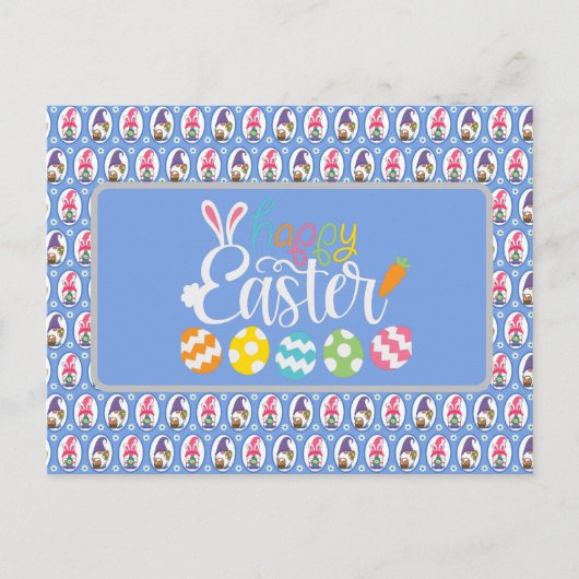Frohe Ostereier Postkarte (Vorderseite)