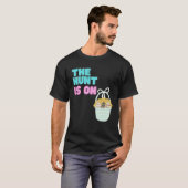 Frohe Ostereier Zeit zu jagen Niedliche sonnige Oh T-Shirt (Vorne ganz)