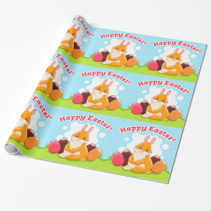 Frohe Ostereiersuche Geschenkpapier