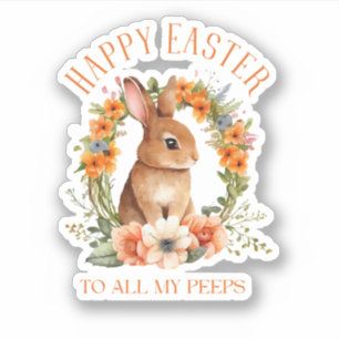 frohe Osterfeier für alle meine Piepen, lustige, s Aufkleber