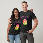 Frohe Osterfeier für schwule Männer mit Ostereier  T-Shirt (Unisex)