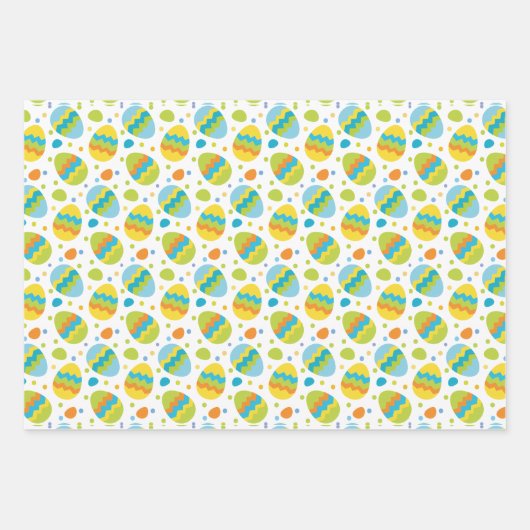 Frohe Osterfeier oder Frühlingsfeier Geschenkpapier Set (Vorderseite 3)