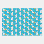 Frohe Osterfeier oder Frühlingsfeier Geschenkpapier Set (Vorderseite)