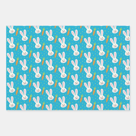 Frohe Osterfeier oder Frühlingsfeier Geschenkpapier Set (Vorderseite)