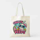 Frohe Osterfeiertage mit meinen Piepen Tragetasche (Rückseite)