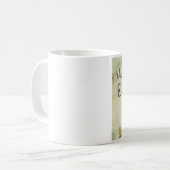 frohe Osterfrau Kaffeetasse (Vorderseite Links)