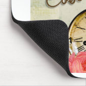 frohe Osterfrau Mousepad (Ecke)